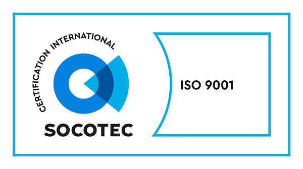 ISO9001 certification international SOCOTEC